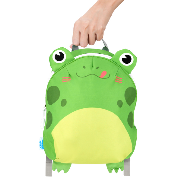 Kids & Toddler Preschool Backpack - Small Rucksack for Kindergarten - Frog