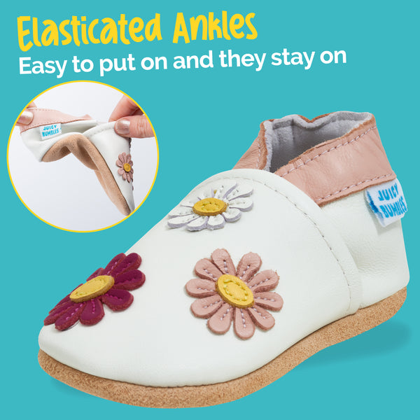 Baby Shoes Daisies