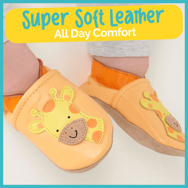 Giraffe Soft Leather Baby Shoes