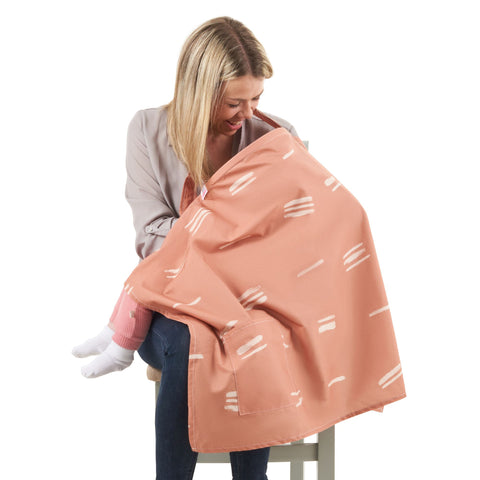 Chapeau D'Allaitement Yolispa - Couverture Respirante En Mousseline, Grande Taille 95x75 Cm