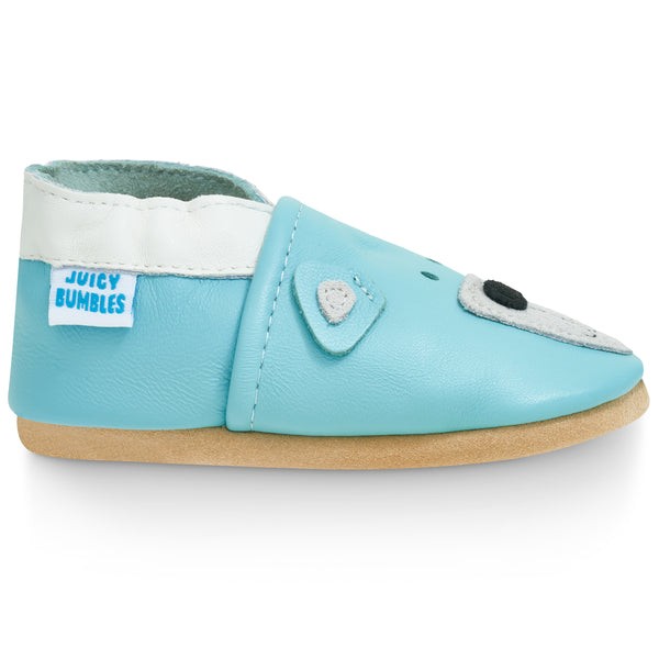 Baby Shoes Blue Bear