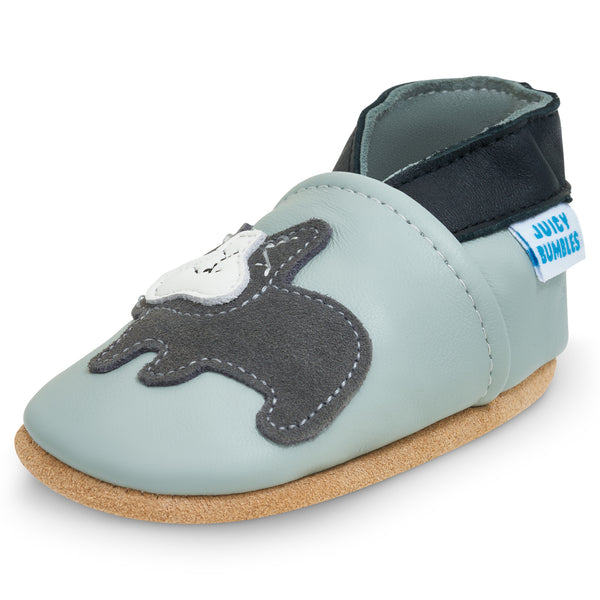 Baby Shoes - Bridget Bulldog Grey
