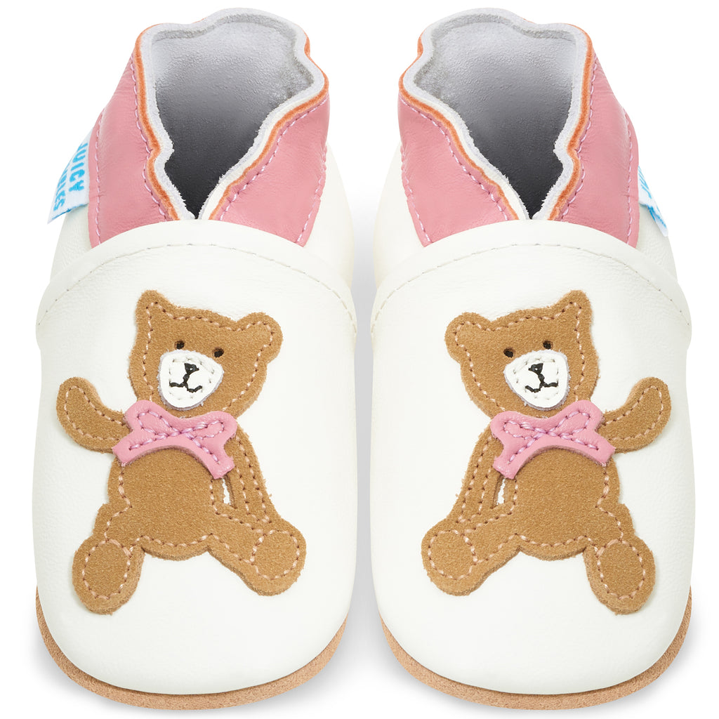 Baby Shoes Pink Teddy
