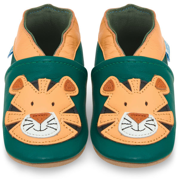 Tiger Soft Leather Baby Shoes