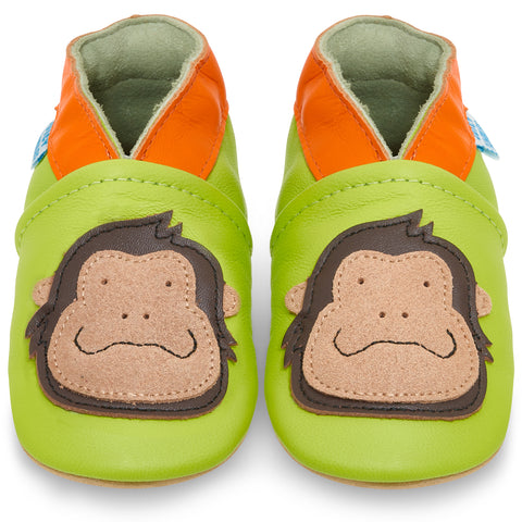 Gorilla Soft Leather Baby Shoes