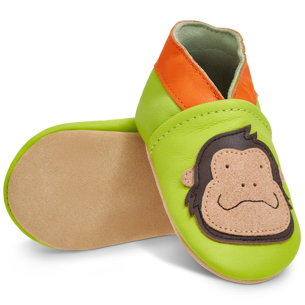 Gorilla Soft Leather Baby Shoes