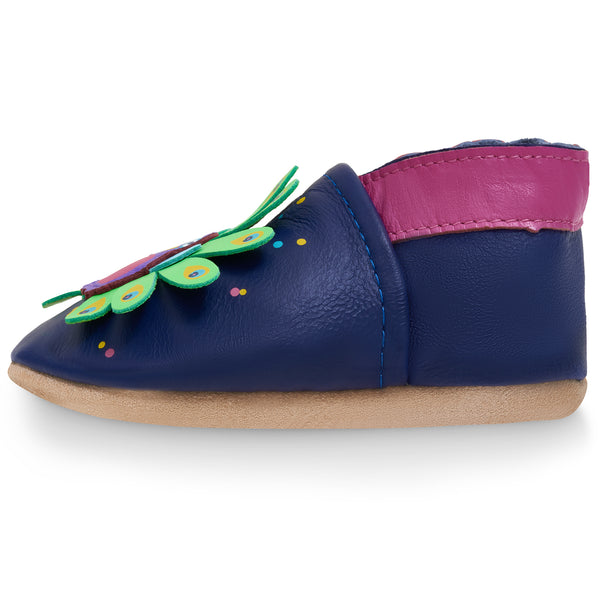 Peacock Soft Leather Baby Shoes